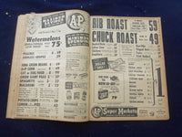1958 JUNE 27 BOSTON RECORD AMERICAN NEWSPAPER-15 DIE IN JET TANKER CRASH-NP 6260