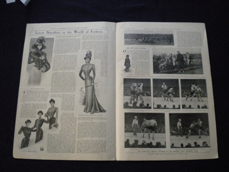 1899 DEC 16 THE MAIL AND EXPRESS MAGAZINE - A DREAM OF DECEMBER - B 676A