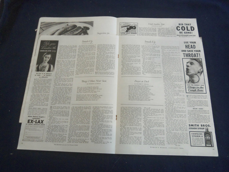1936 JAN WOMAN'S WORLD MAGAZINE - NICE ILLUSTRATIONS, STORIES & ADS - ST 1240P