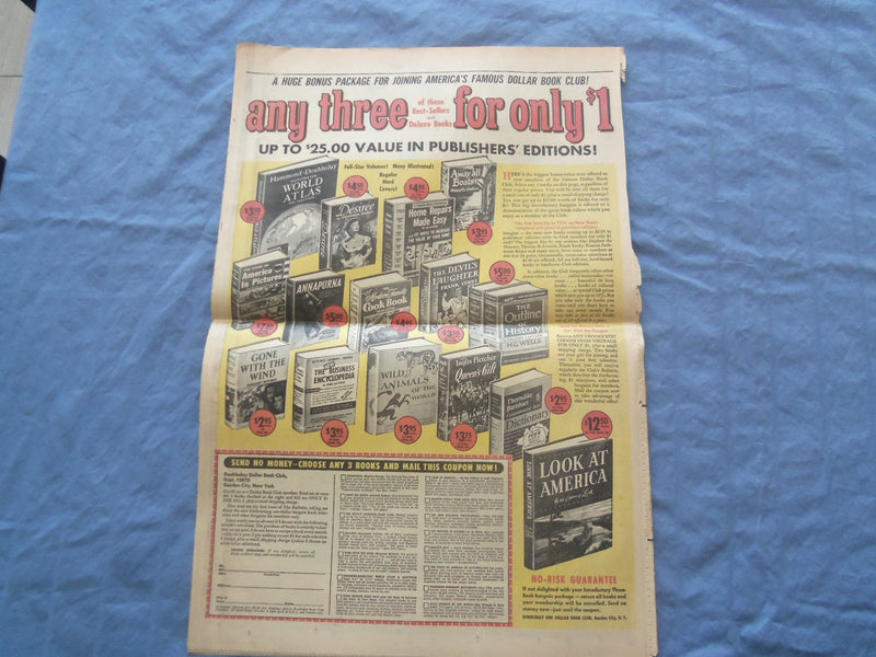 1954 SEP 26 RICHMOND TIMES-DISPATCH NEWSPAPER - SUNDAY COLOR COMICS - NP 8426