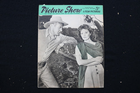 1954 DEC 18 PICTURE SHOW MAGAZINE - GARY COOPER & SUSAN HAYWARD COVER - E 25190