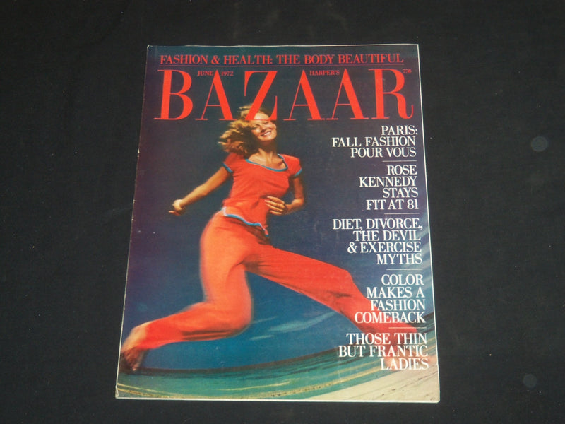 1972 JUNE HARPER'S BAZAAR MAGAZINE - PAM SUTHERN COVER - SP 4260