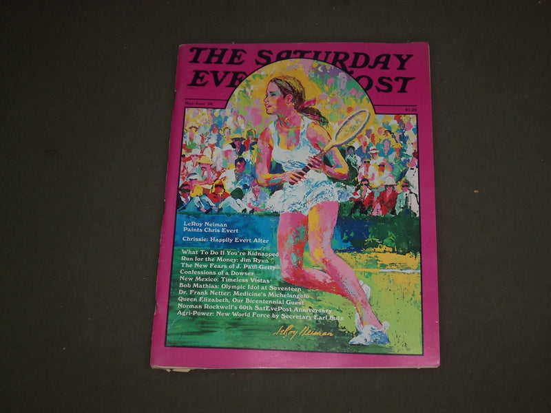 1976 MAY/JUNE THE SATURDAY EVENING POST MAGAZINE - CHRIS EVERT COVER - B 4303