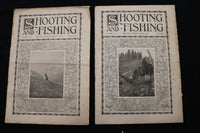 1901 SHOOTING AND FISHING MAGAZINE - LOT OF 19 - O 3696