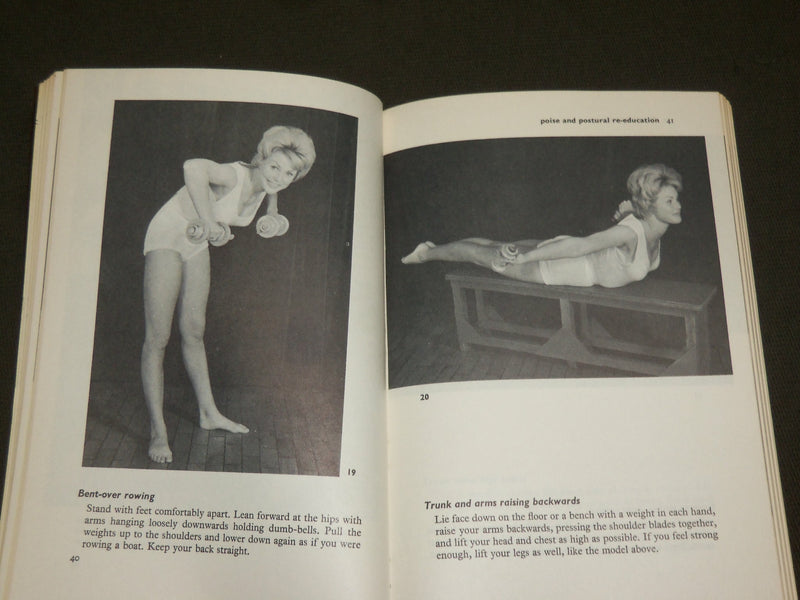 1964 FIGURE CONTROL BOOK BY ERIC TAYLOR - EXERCISE DIET POSE - J 6144