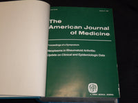1983-1986 AMERICAN JOURNAL OF MEDICINE & SUPPLEMENTS VOLUMES LOT OF 7 - KD 1B