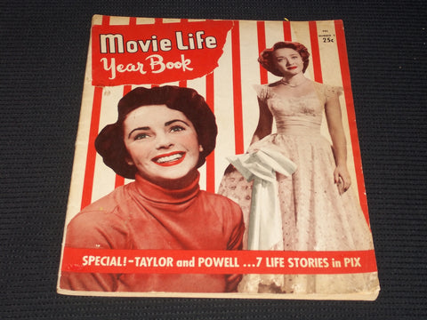 1949 #9 MOVIE LIFE YEARBOOK MAGAZINE - ELIZABETH TAYLOR FRONT COVER - E 1317