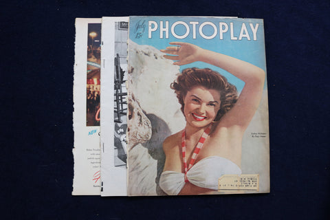 1947 JULY PHOTOPLAY MAGAZINE - ESTHER WILLIAMS COVER - E 17542
