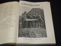 1916 L'ILLUSTRATION FRENCH MAGAZINE BOUND VOLUME SET OF 2 - FULL YEAR - LA GUERR