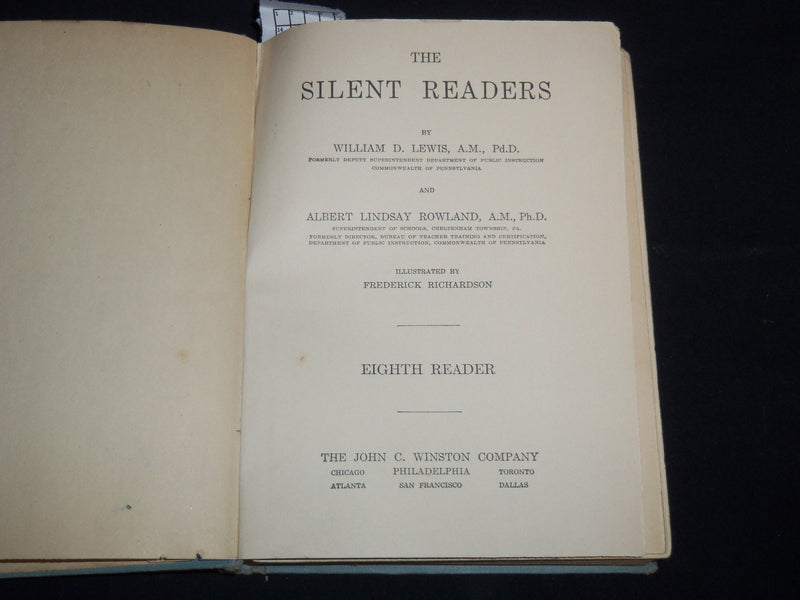 1920-1927 THE SILENT READERS LEWIS AND ROWLAND LOT OF 2 - KD 4351AB