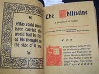 1901 JUNE-NOVEMBER THE PHILISTINE MAGAZINE VOLUME NO. XIII - KD 7672