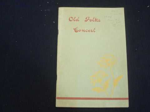 1948 APRIL 20 OLD FOLKS CONCERT - WILLIAMANTIC, CONNECTICUT - J 6481