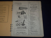 1961-1972 WALTHERS MODEL RAILROADER O SCALE DECAL CATALOG LOT OF 5 - J 1683
