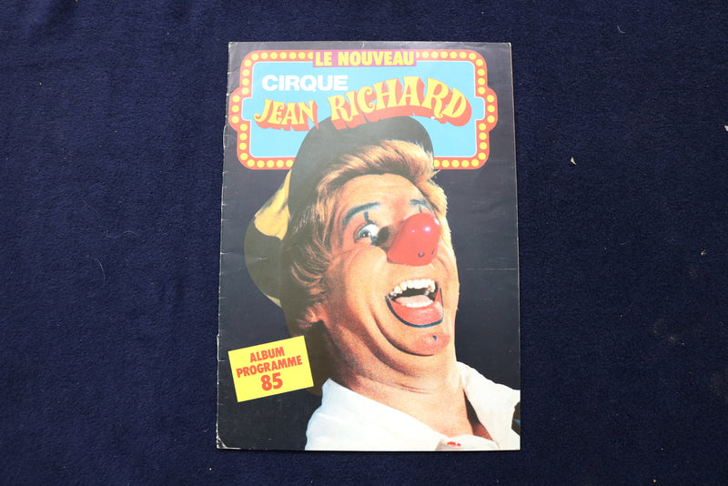 1979-1990 CIRQUE-PINDER JEAN RICHARD CIRCUS PROGRAMS - FRENCH -LOT OF 5 - O 3509