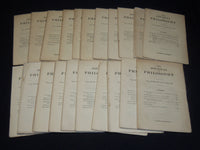 1921 THE JOURNAL OF PHILOSOPHY MAGAZINE LOT OF 21 ISSUES - WR 632E