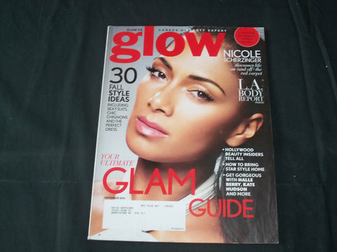 2012 SEP GLOW MAGAZINE-CANADA - NICOLE SCHERZINGER COVER- BEAUTY & HEALTH-B 5836
