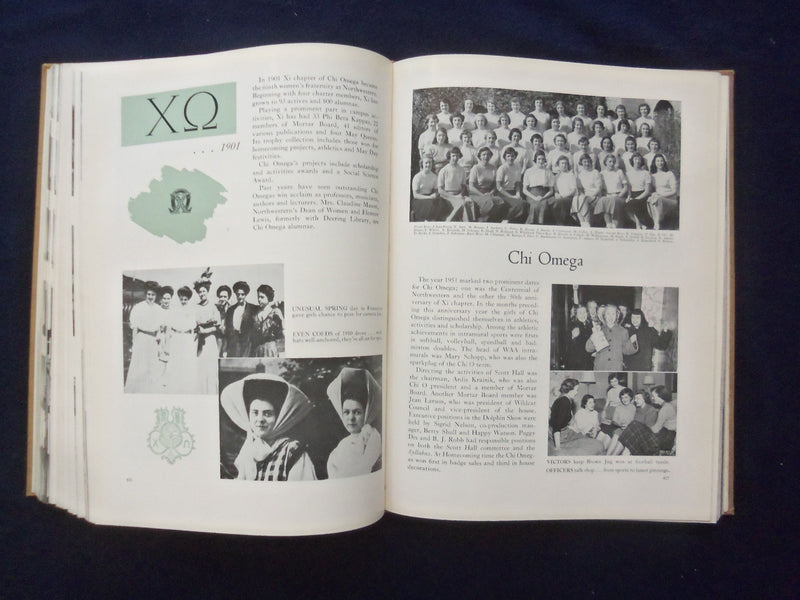 1951 CENTENNIAL SYLLABUS NORTHWESTERN UNIVERSITY YEARBOOK - EVANSTON, IL-YB 3044