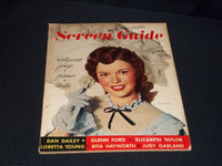 1949 FEBRUARY SCREEN GUIDE MAGAZINE - SHIRLEY TEMPLE FRONT COVER - E 15367
