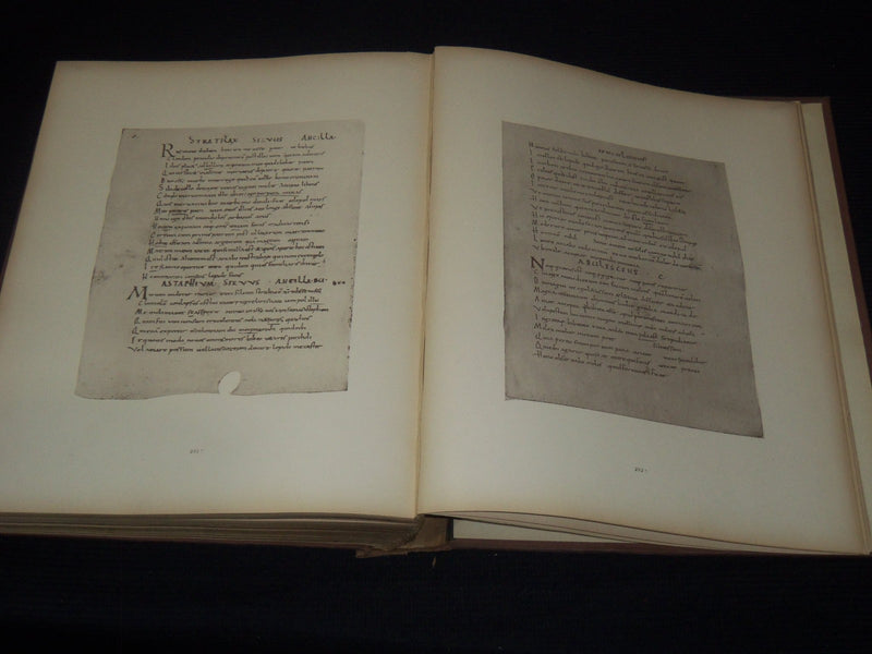 1900 CODICES GRAECI ET LATINI PHOTOGRAPHICE DEPICTI VOLUME NO. 5 - Z 224