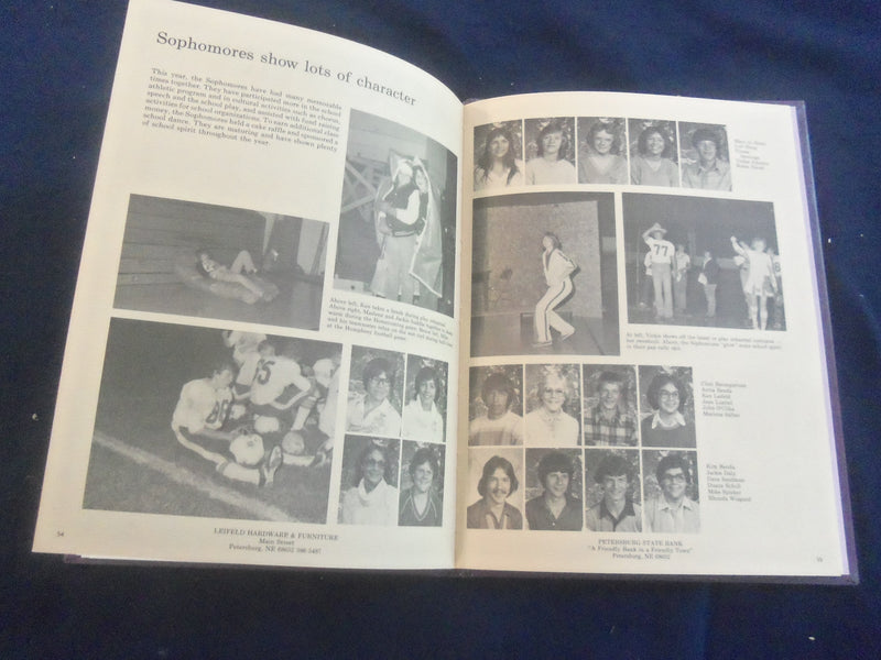 1982 PIRATEER PETERSBURG HIGH SCHOOL YEARBOOK - PETERSBURG, NEBRASKA - YB 2832