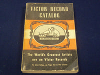 1922-1941 VICTOR RECORDS CATALOGS LOT OF 3 - LISTS OF ARTIST - J 1977
