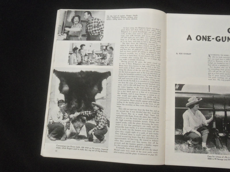 1958 AUGUST GUNS MAGAZINE - ROY ROGERS - J 7805