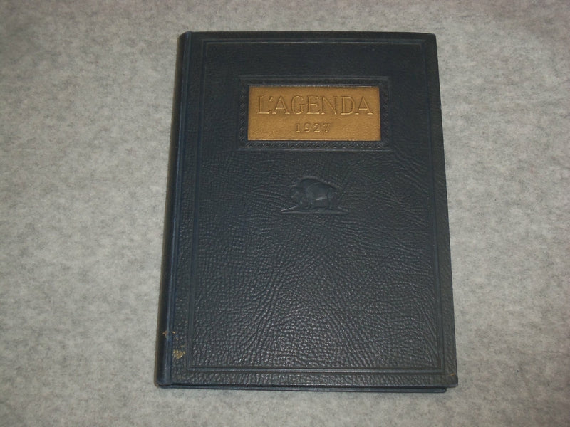 1927 L'AGENDA BUCKNELL UNIVERSITY YEARBOOK - LEWISBURG, PENNSYLVANIA - YB 2028