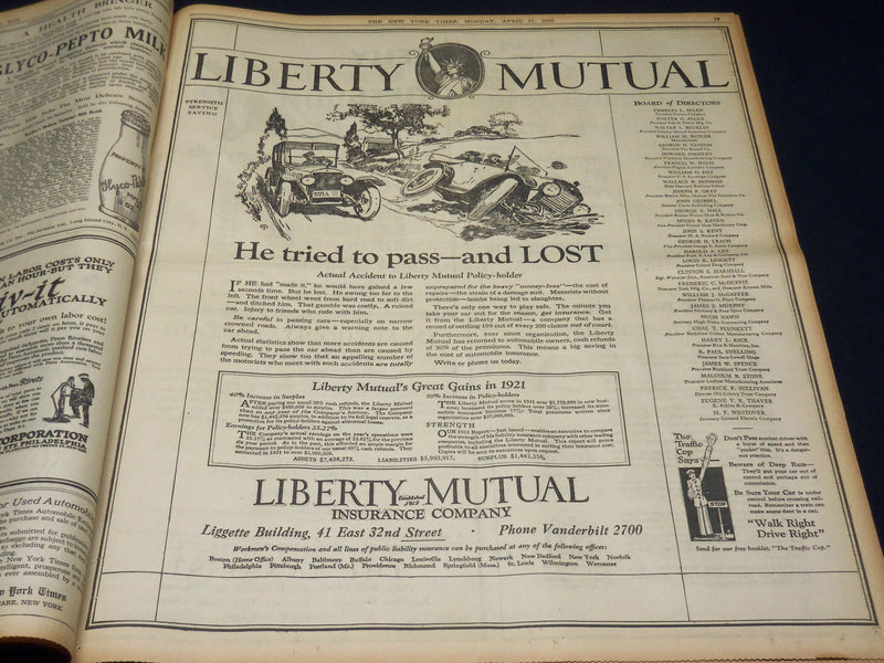 1922 APRIL 17 NEW YORK TIMES - LLOYD GEORGE TERMS MAY BE ACCEPTED - NT 8583