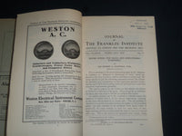 1915 JOURNAL OF THE FRANKLIN INSTITUTE MAGAZINE LOT OF 12 - COMPLETE YR - WR 184