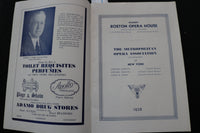 1938 MARCH 25 TRISTAN UND ISOLDE PROGRAM - BOSTON OPERA HOUSE - K 1860