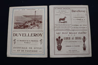 1911 LE GAULOIS DU DIMANCHE ILLUSTRATED MAGAZINE - FRENCH - LOT OF 8 - O 3617