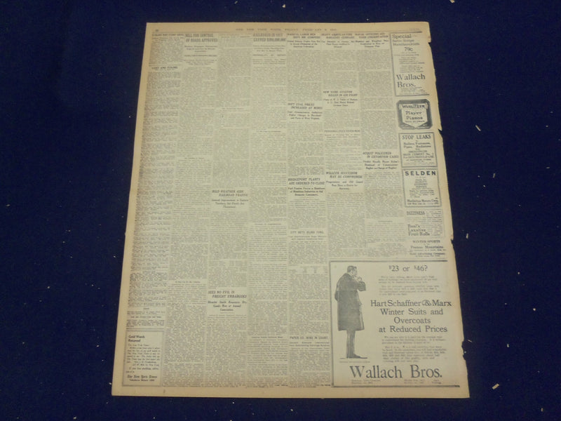 1918 FEBRUARY 8 NEW YORK TIMES - 101 LOST ON TUSCANIA, 73 AMERICANS - NT 8234