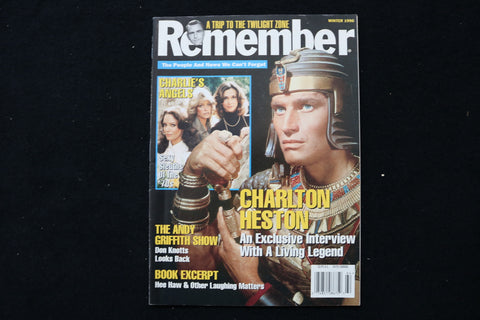1996 WINTER REMEMBER MAGAZINE - CHARLTON HESTON COVER - E 24476