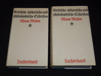 1967 KRITISCHE, ÄSTHETISCHE UND PHILOSOPHISCHE SCHRIFTEN VOLUME 1 & 2 - KD 4669D