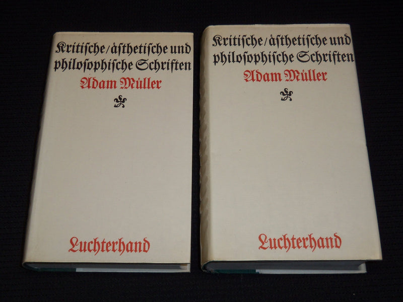 1967 KRITISCHE, ÄSTHETISCHE UND PHILOSOPHISCHE SCHRIFTEN VOLUME 1 & 2 - KD 4669D