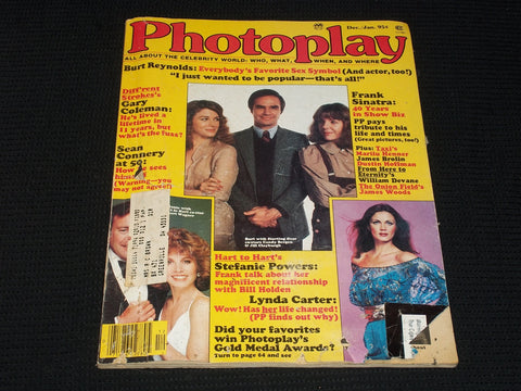1979 DECEMBER PHOTOPLAY MAGAZINE - REYNOLDS CLAYBURGH & BERGEN COVER - E 926
