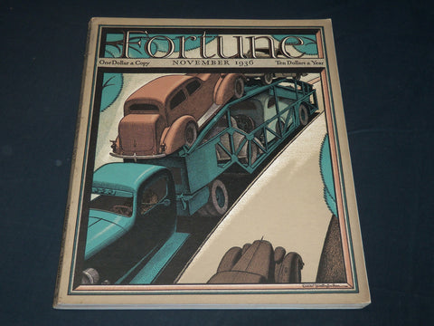 1936 NOVEMBER FORTUNE MAGAZINE - GREAT COVER & ADS - F 721