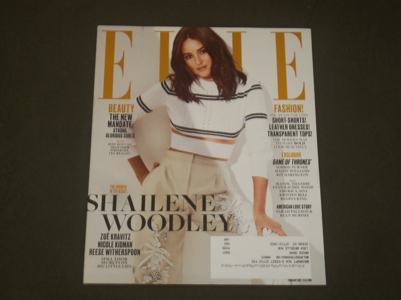 2017 FEBRUARY ELLE MAGAZINE - SHAILENE WOODLEY COVER - B 1827