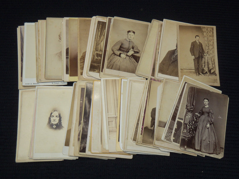 1800'S REAL PHOTOS - 69 PHOTOS - 2 1/4