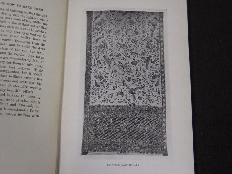 1919 BATIKS AND HOW TO MAKE THEM BOOK BY PETER MIJER NICE ILLUSTRATIONS- KD 2478