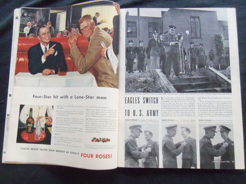 1942 NOVEMBER 2 LIFE MAGAZINE - CAPTAIN WILLIAM MCGUIRE - L 311