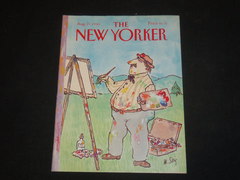 1990 AUGUST 27 THE NEW YORKER MAGAZINE - ILLUSTRATED COVER - NY 1447