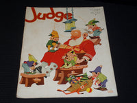 1934 DECEMBER JUDGE MAGAZINE - NICE ILLUSTRATED FRONT COVER - E 4686