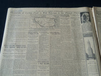 1930 SEPTEMBER 3 NEW YORK TIMES NEWSPAPER - COSTE DOES IT IN 37 HOURS - NT 7224