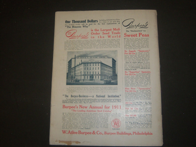 1911 FEBRUARY THE HOUSE & GARDEN MAGAZINE - GREAT PHOTOS & ADS - ST 631