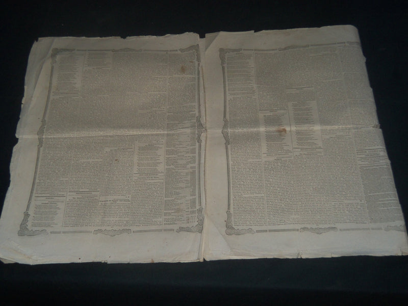 1852 BOSTON CULTIVATOR LOT OF 2 - DANIEL WEBSTER DEATH & FUNERAL - NP 3969