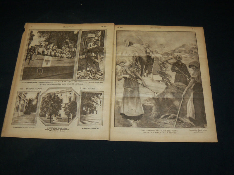 1918 LES ANNALES REVUE ILLUSTREE WWI FRENCH MAGAZINE LOT OF 13 ISSUES - O 3026