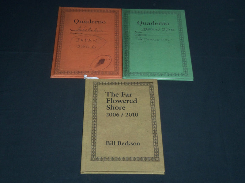 2013 THE FAR FLOWERED SHORE SET OF 3 BOOKS - INSCRIBED TO KENNETH LANE - KD 5575
