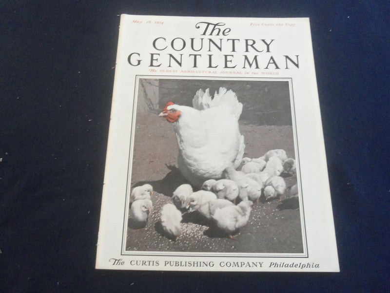 1914 MAY 16 THE COUNTRY GENTLEMAN MAGAZINE - ILLUSTRATED COVER - B 2801N