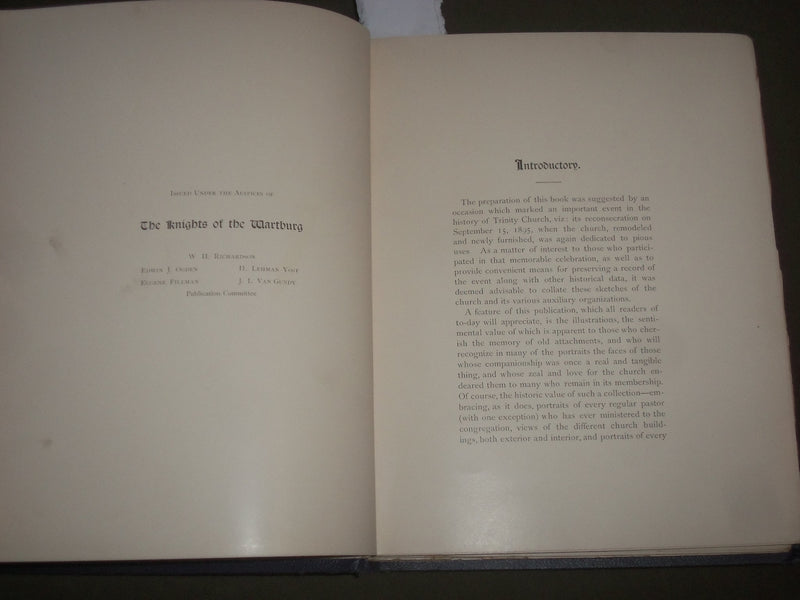 1896 THE EVANGELICAL LUTHERAN CHURCH OF THE TRINITY - MORRISTOWN PA - KD 4663